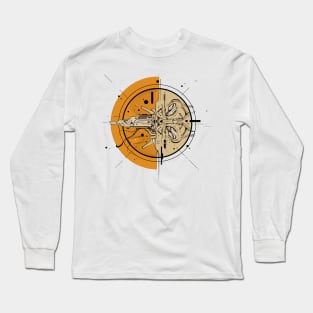 Abstract Art Forms Circle Long Sleeve T-Shirt